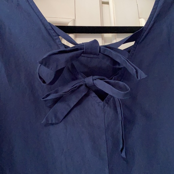 J. Crew Navy Bow Peplum Tank - Picture 5 of 6